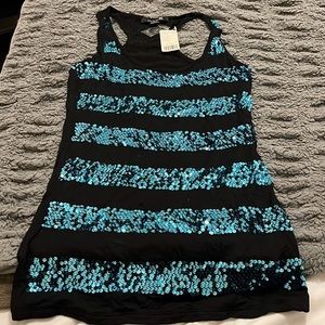 Forever 21 Racerback Sequin Top